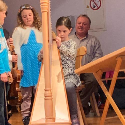 Ihr Kinderlein kommet mit Harfe