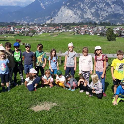 Wandertag 20,1. und 4. Klasse